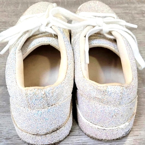 ALDO Etilivia Glitter Shoe Sneakers White size 6 - Picture 4 of 9